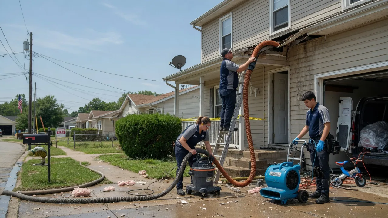 Water Damage Restoration in Coats, KS near me